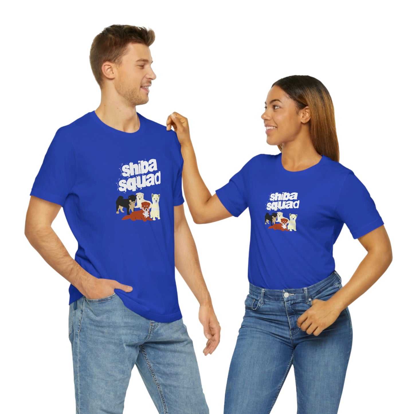 Unleash Your Inner Shiba Squad with Our Adorable T-Shirt Featuring 3 Cute Shiba Inus!