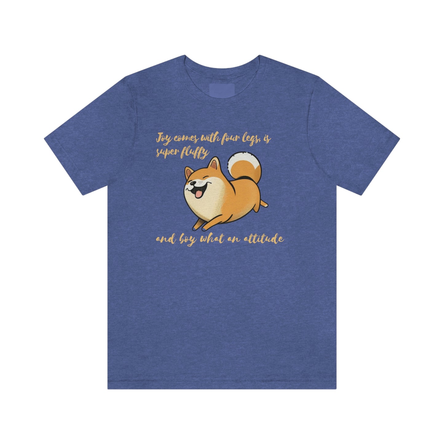 Boy, What an Attitude | Shiba Inu | Unisex Jersey Short Sleeve Tee