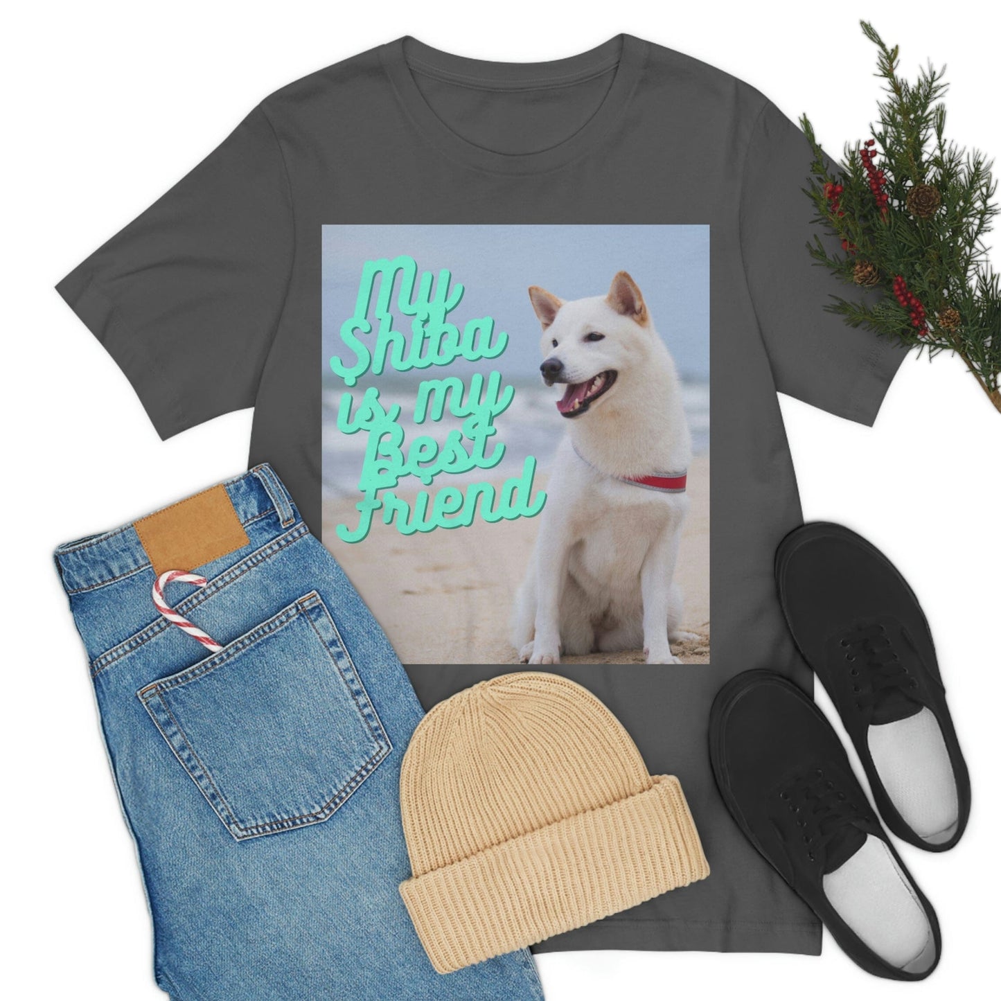 My Best Friend | Shiba Inu | Unisex Jersey Short Sleeve Tee