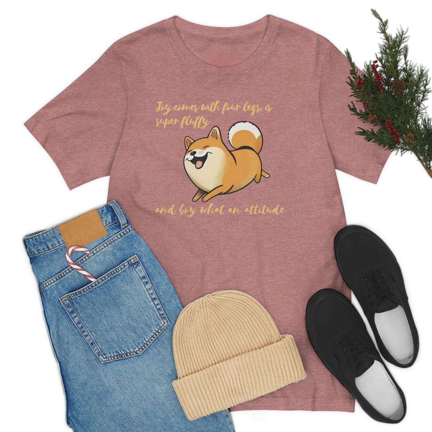 Boy, What an Attitude | Shiba Inu | Unisex Jersey Short Sleeve Tee