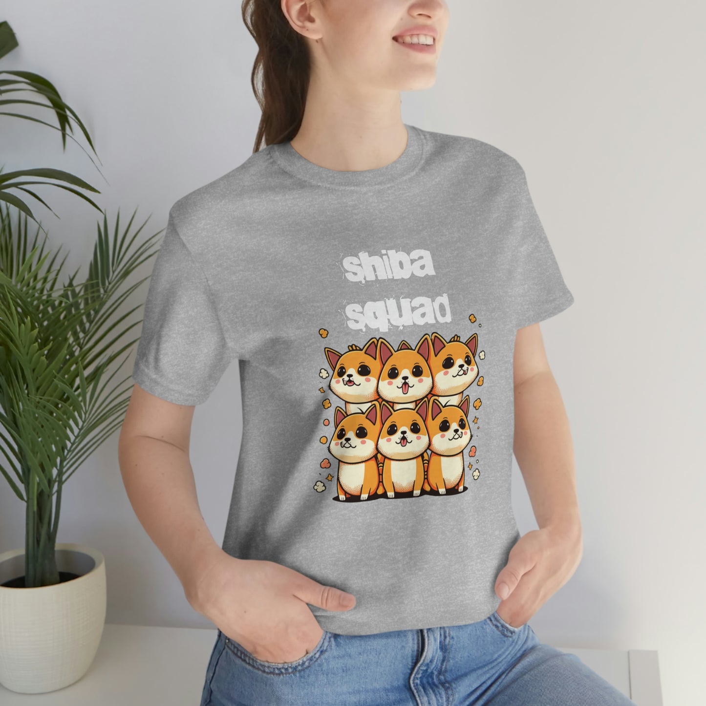 Shiba Squad Graphic Tee - Soft Cotton & Quality Print - Perfect for Shiba Inu Lovers