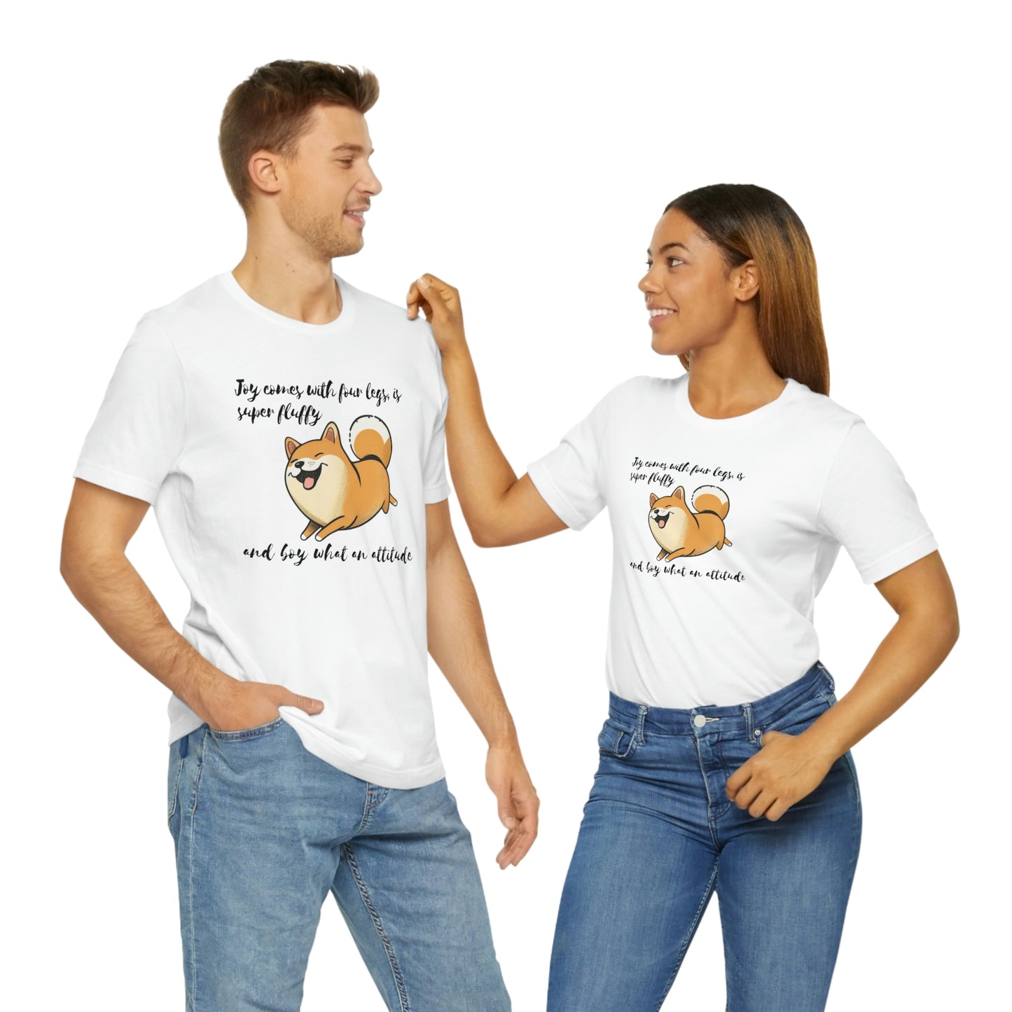 Boy, What an Attitude | Shiba Inu | Unisex Jersey Short Sleeve Tee