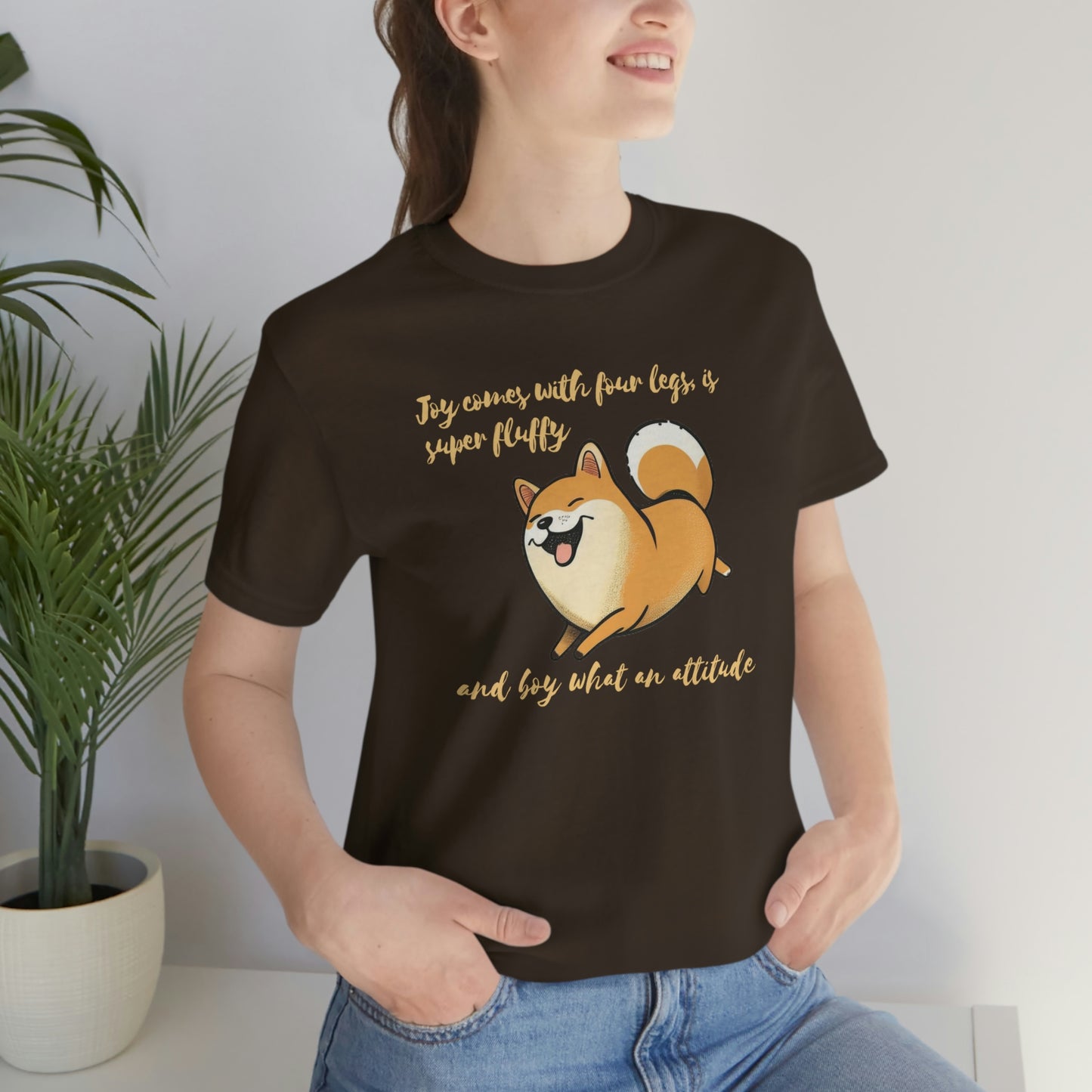 Boy, What an Attitude | Shiba Inu | Unisex Jersey Short Sleeve Tee