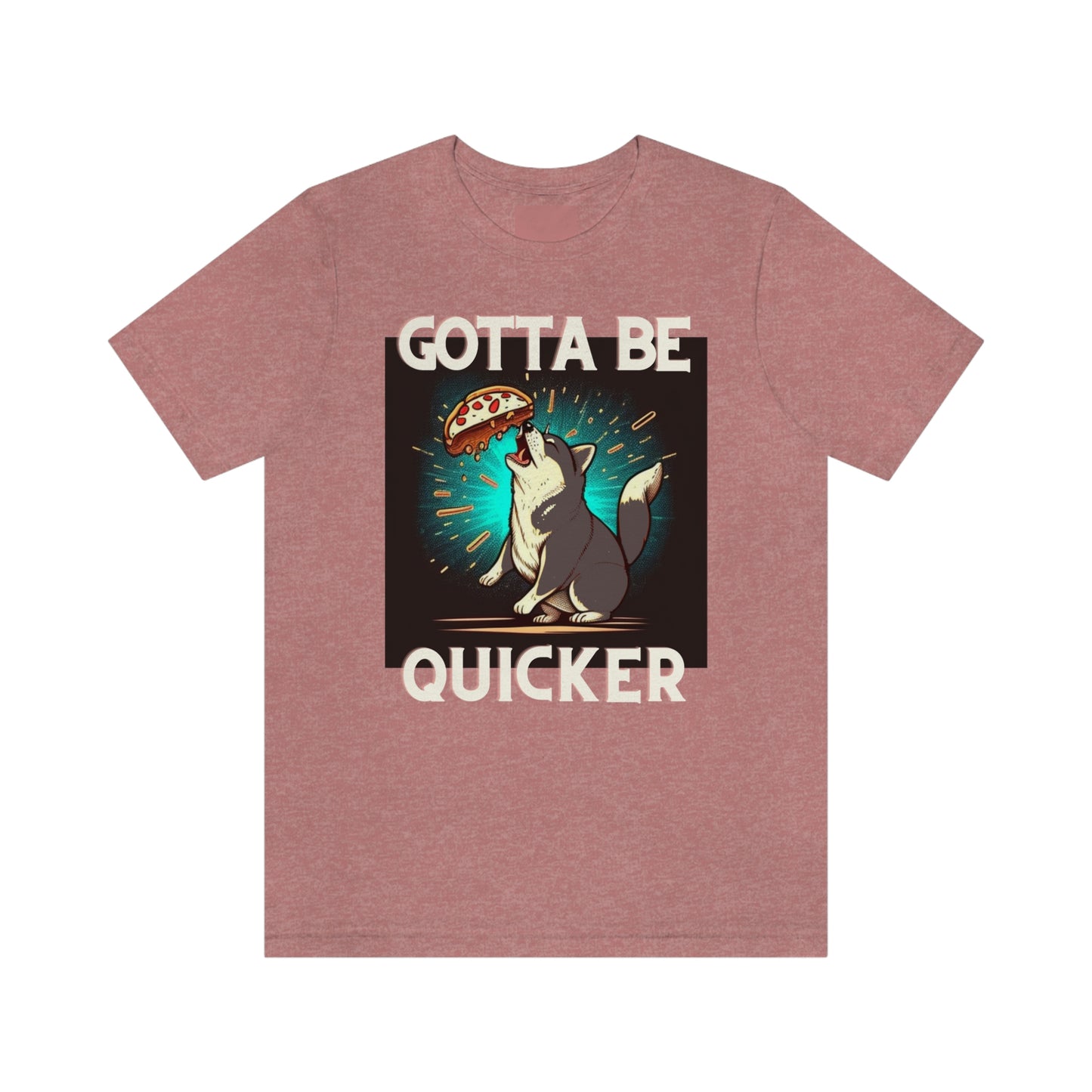 Gotta Be Quicker | Shiba Inu | Unisex Jersey Short Sleeve Tee