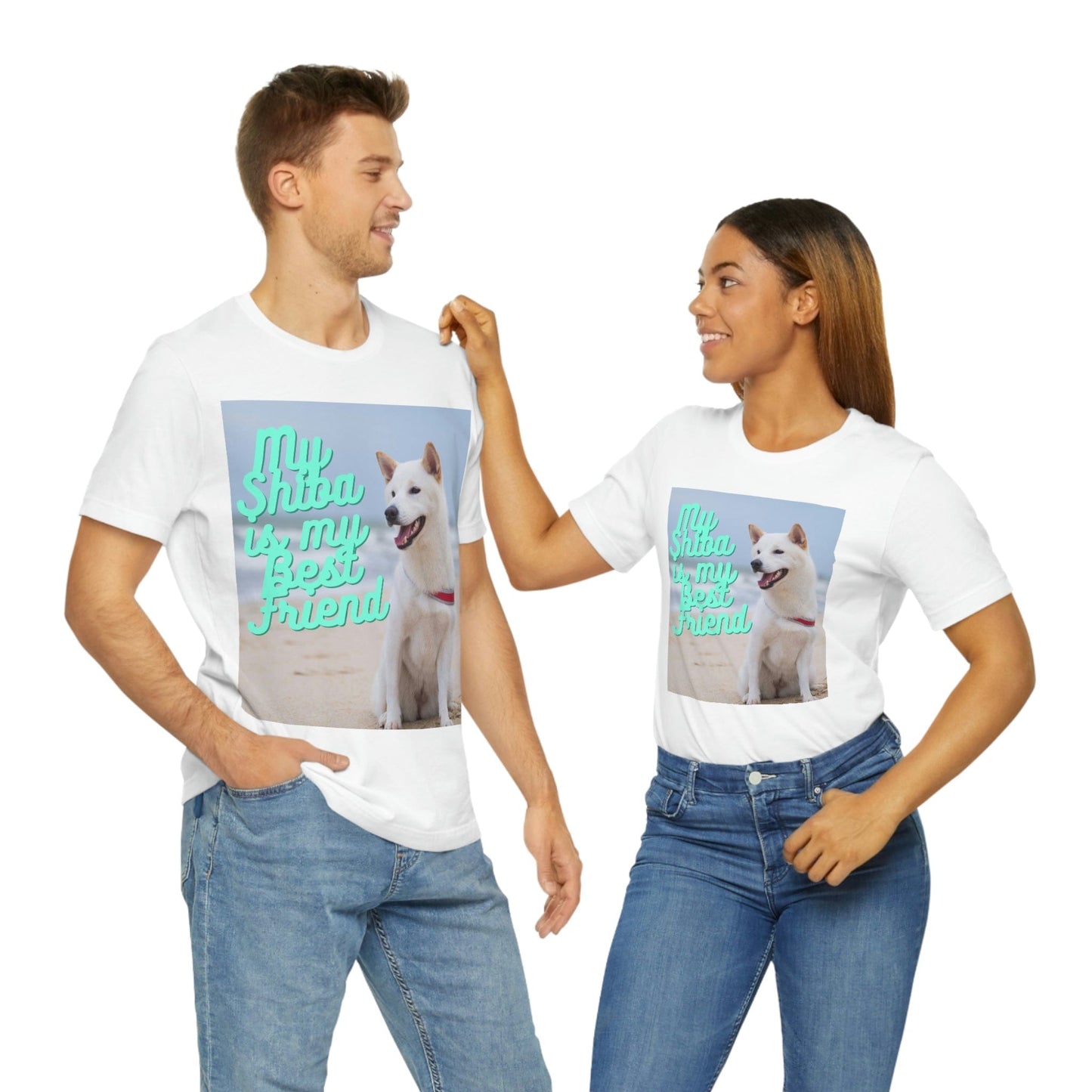 My Best Friend | Shiba Inu | Unisex Jersey Short Sleeve Tee