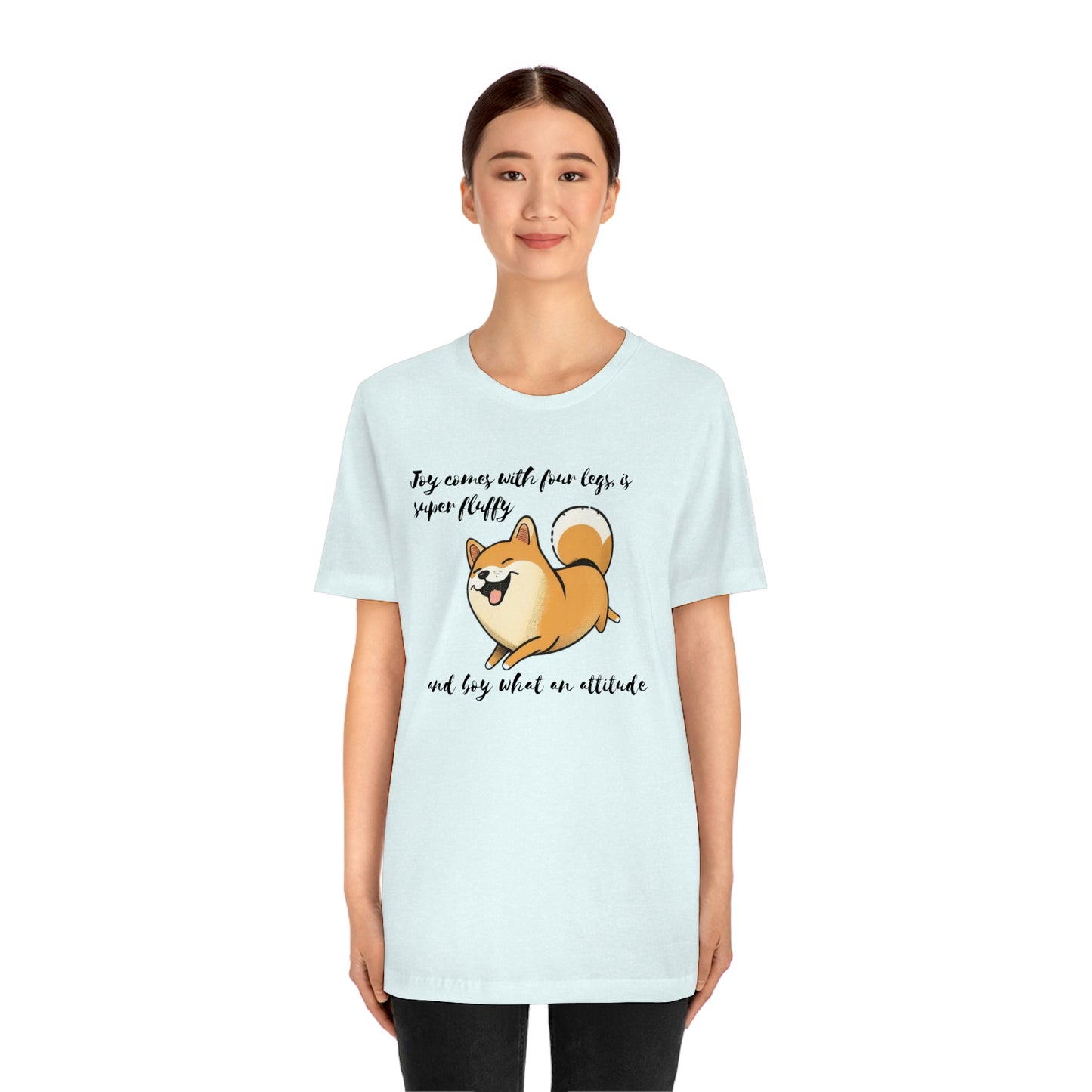 Boy, What an Attitude | Shiba Inu | Unisex Jersey Short Sleeve Tee