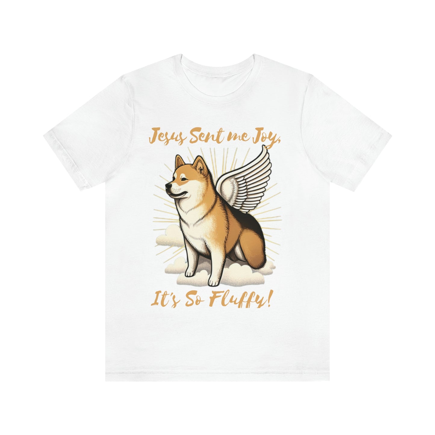 Jesus Sent me Joy | Shiba Inu | Unisex Jersey Short Sleeve Tee