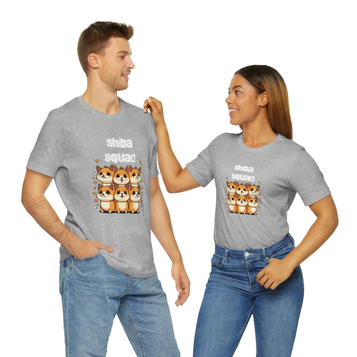 Shiba Squad Graphic Tee - Soft Cotton & Quality Print - Perfect for Shiba Inu Lovers