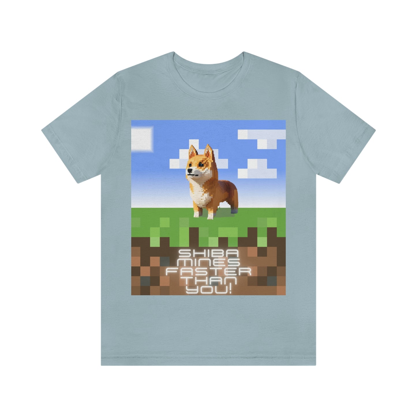 Shiba Mines Faster | Unisex Jersey Short Sleeve Tee