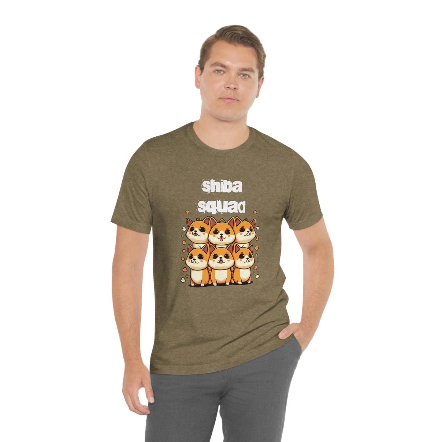 Shiba Squad Graphic Tee - Soft Cotton & Quality Print - Perfect for Shiba Inu Lovers