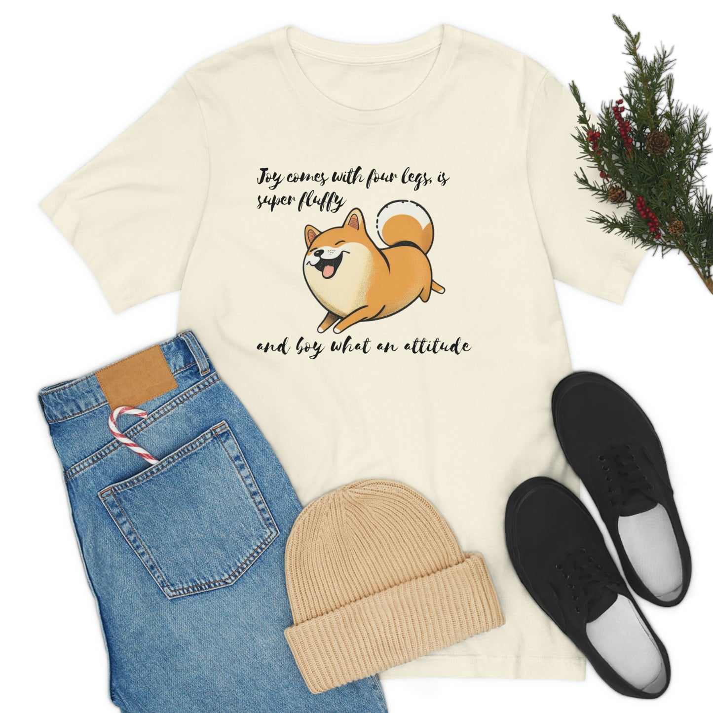 Boy, What an Attitude | Shiba Inu | Unisex Jersey Short Sleeve Tee