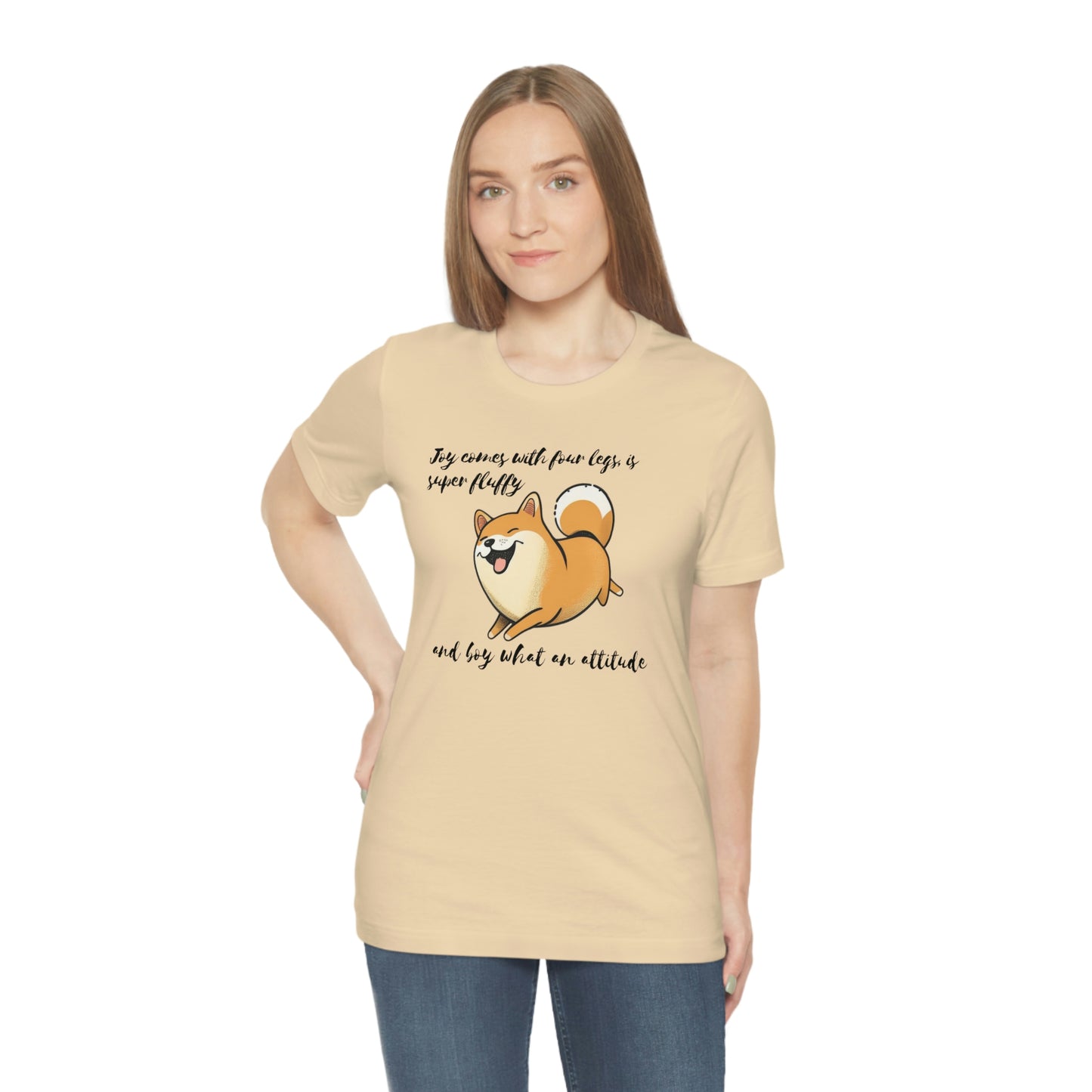 Boy, What an Attitude | Shiba Inu | Unisex Jersey Short Sleeve Tee