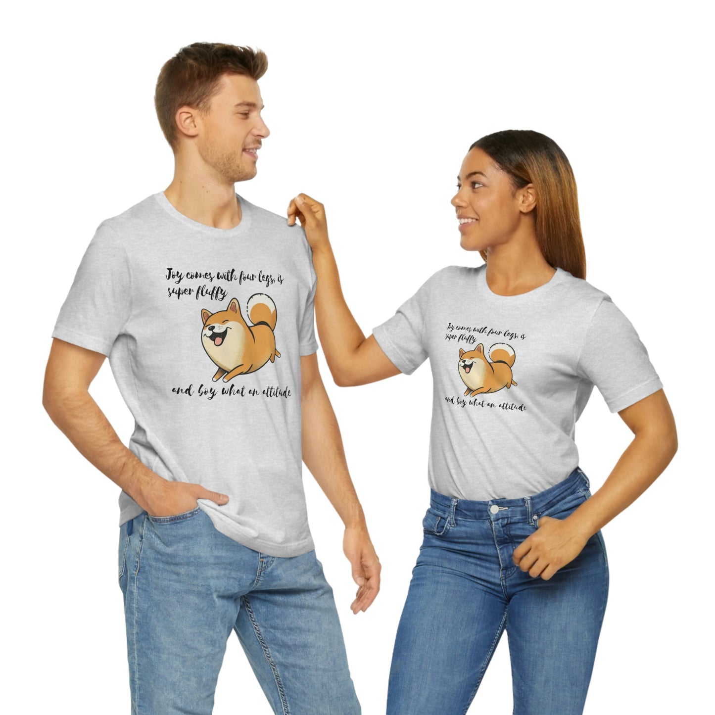 Boy, What an Attitude | Shiba Inu | Unisex Jersey Short Sleeve Tee