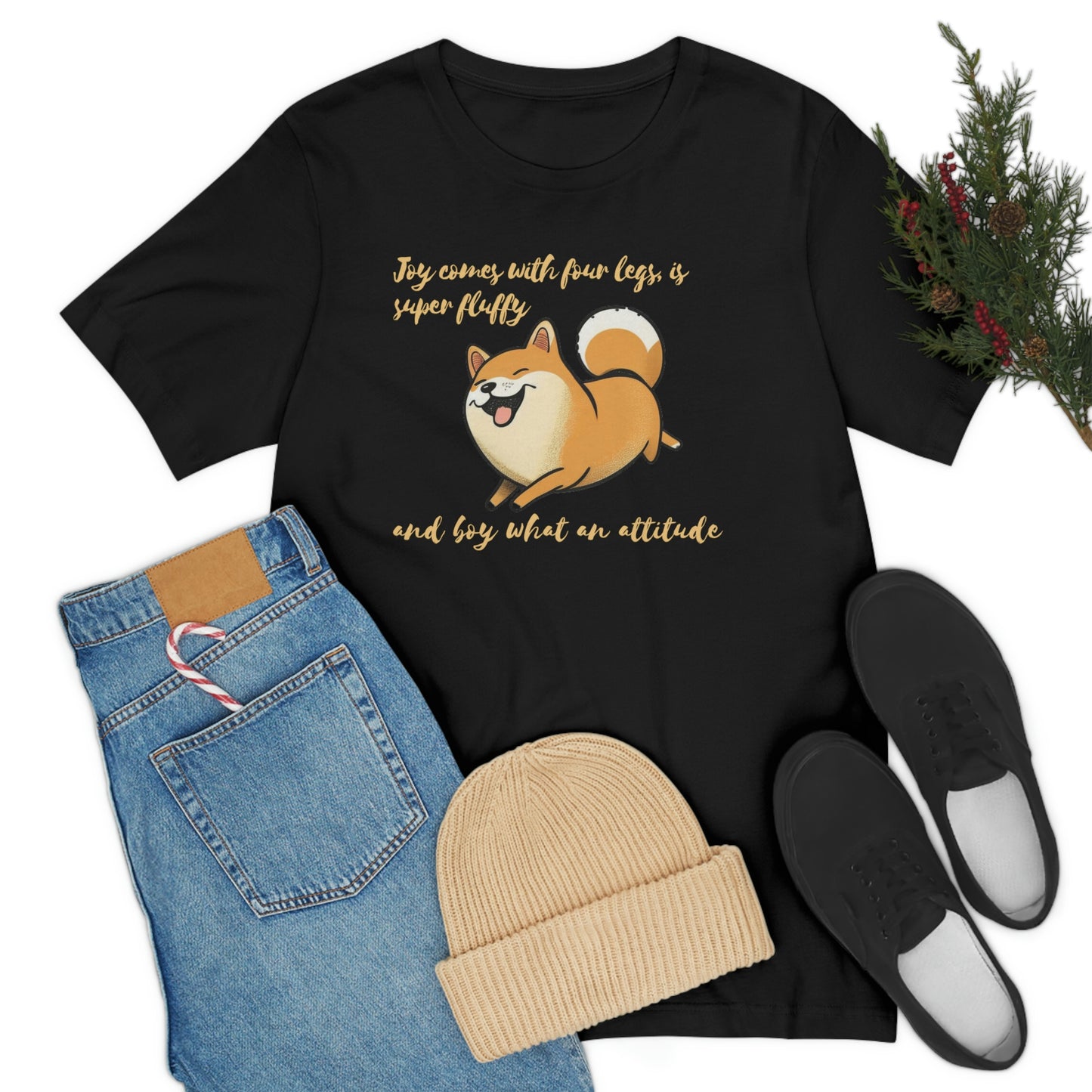 Boy, What an Attitude | Shiba Inu | Unisex Jersey Short Sleeve Tee