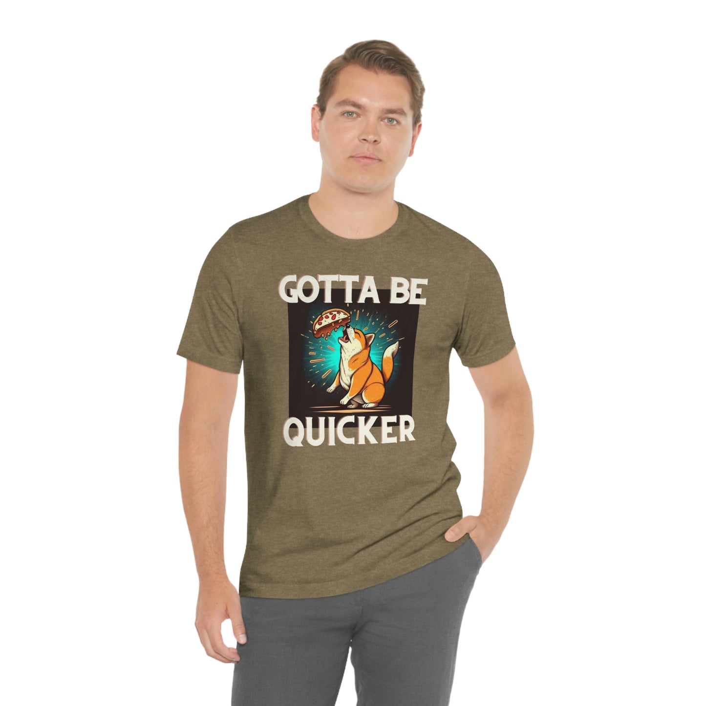 Gotta Be Quicker | Shiba  Inu | Unisex Jersey Short Sleeve Tee