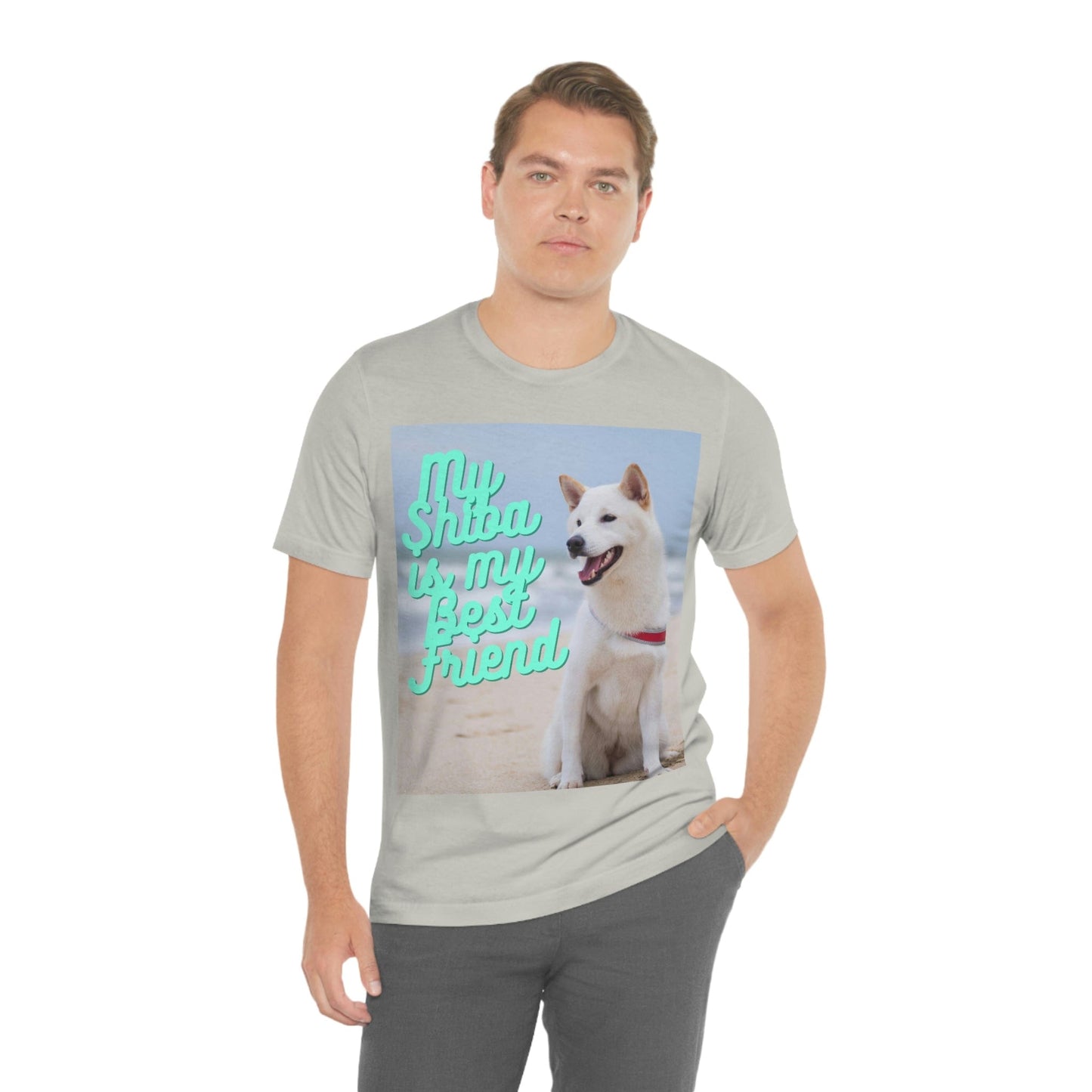 My Best Friend | Shiba Inu | Unisex Jersey Short Sleeve Tee