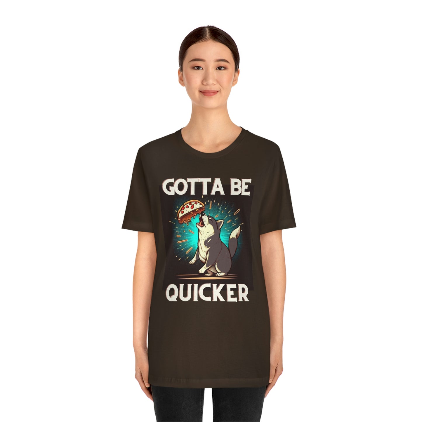 Gotta Be Quicker | Shiba Inu | Unisex Jersey Short Sleeve Tee