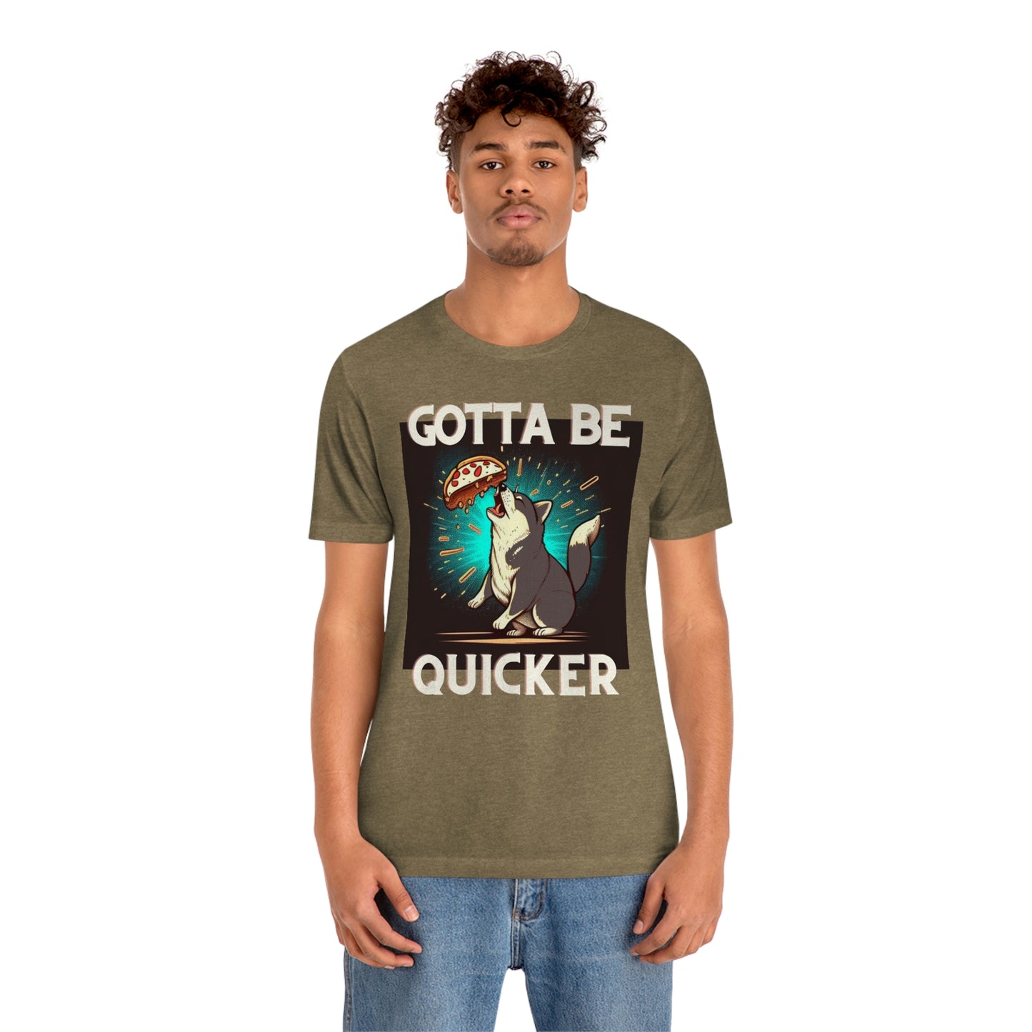 Gotta Be Quicker | Shiba Inu | Unisex Jersey Short Sleeve Tee