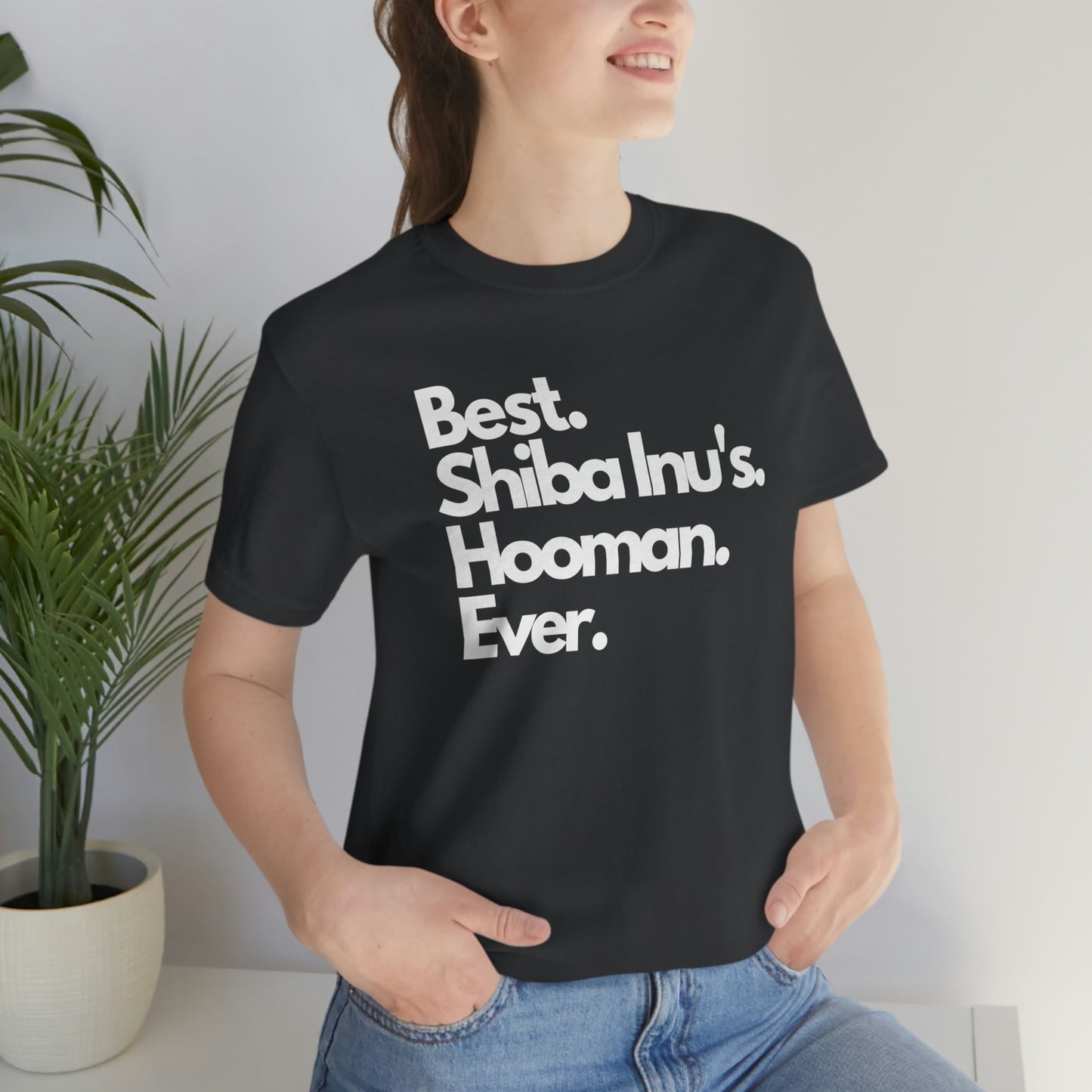 Best Shiba Inu's Hooman Ever Tshirt | High Quality Shiba Inu Print | Great Gift for Shiba Mom or Shiba Dad | Best Shiba Inu Shirt Ever