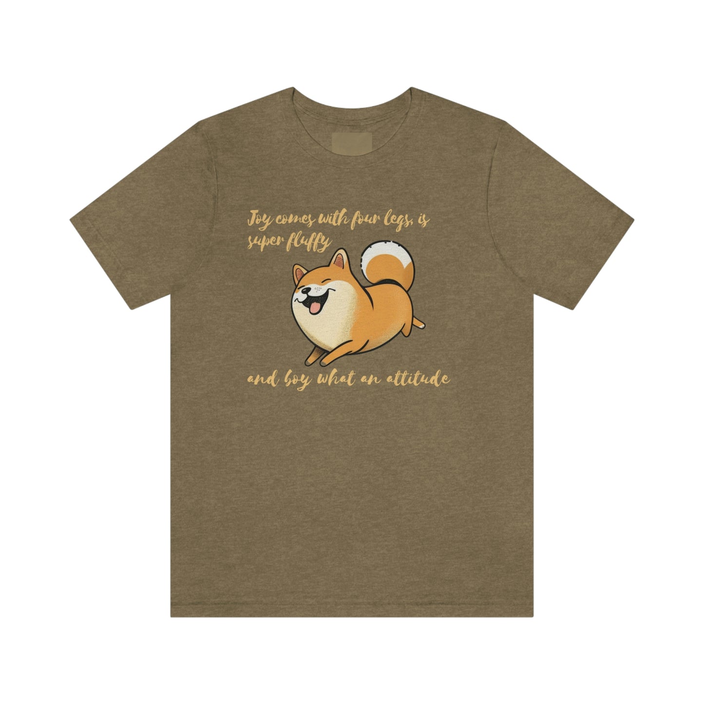 Boy, What an Attitude | Shiba Inu | Unisex Jersey Short Sleeve Tee