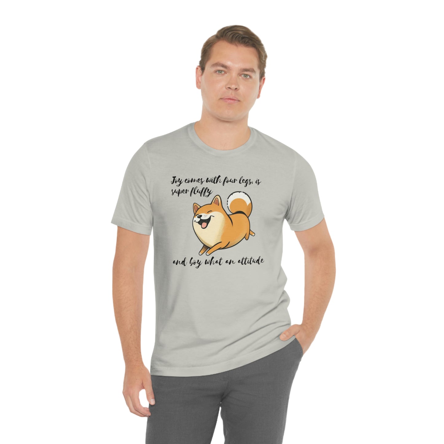 Boy, What an Attitude | Shiba Inu | Unisex Jersey Short Sleeve Tee