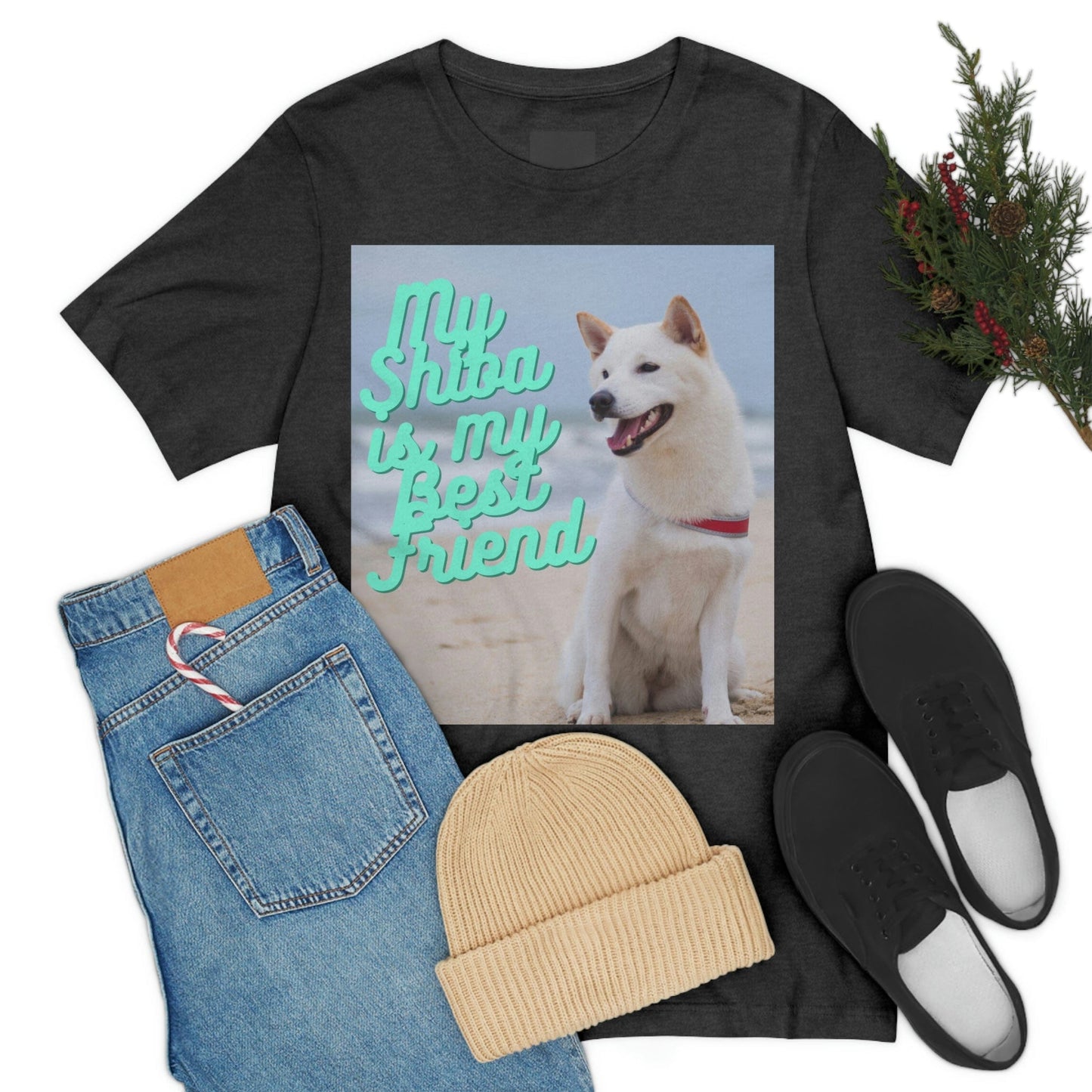 My Best Friend | Shiba Inu | Unisex Jersey Short Sleeve Tee