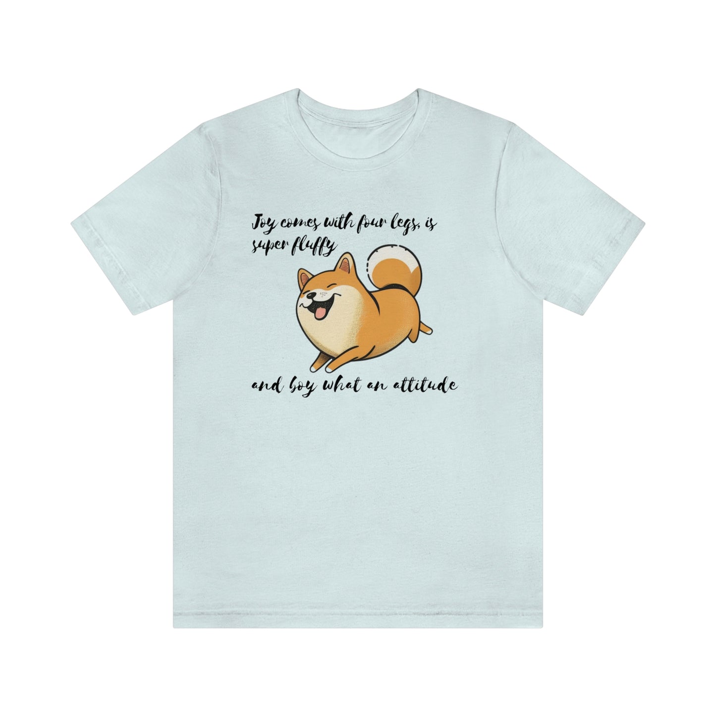 Boy, What an Attitude | Shiba Inu | Unisex Jersey Short Sleeve Tee