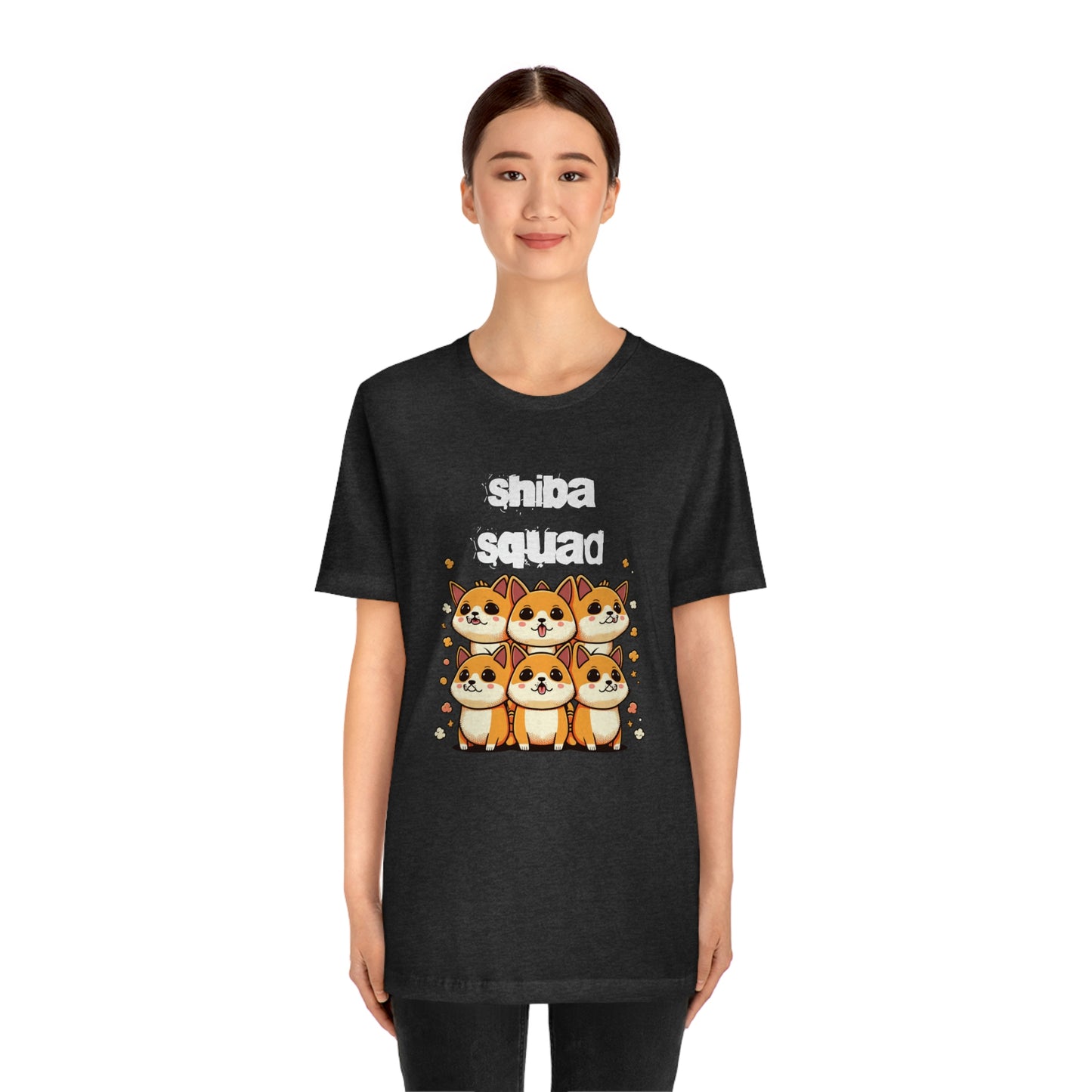 Shiba Squad Graphic Tee - Soft Cotton & Quality Print - Perfect for Shiba Inu Lovers