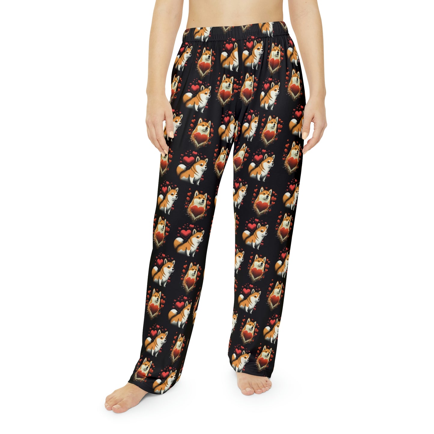 Shiba Puppy Love | Women's Pajama Pants