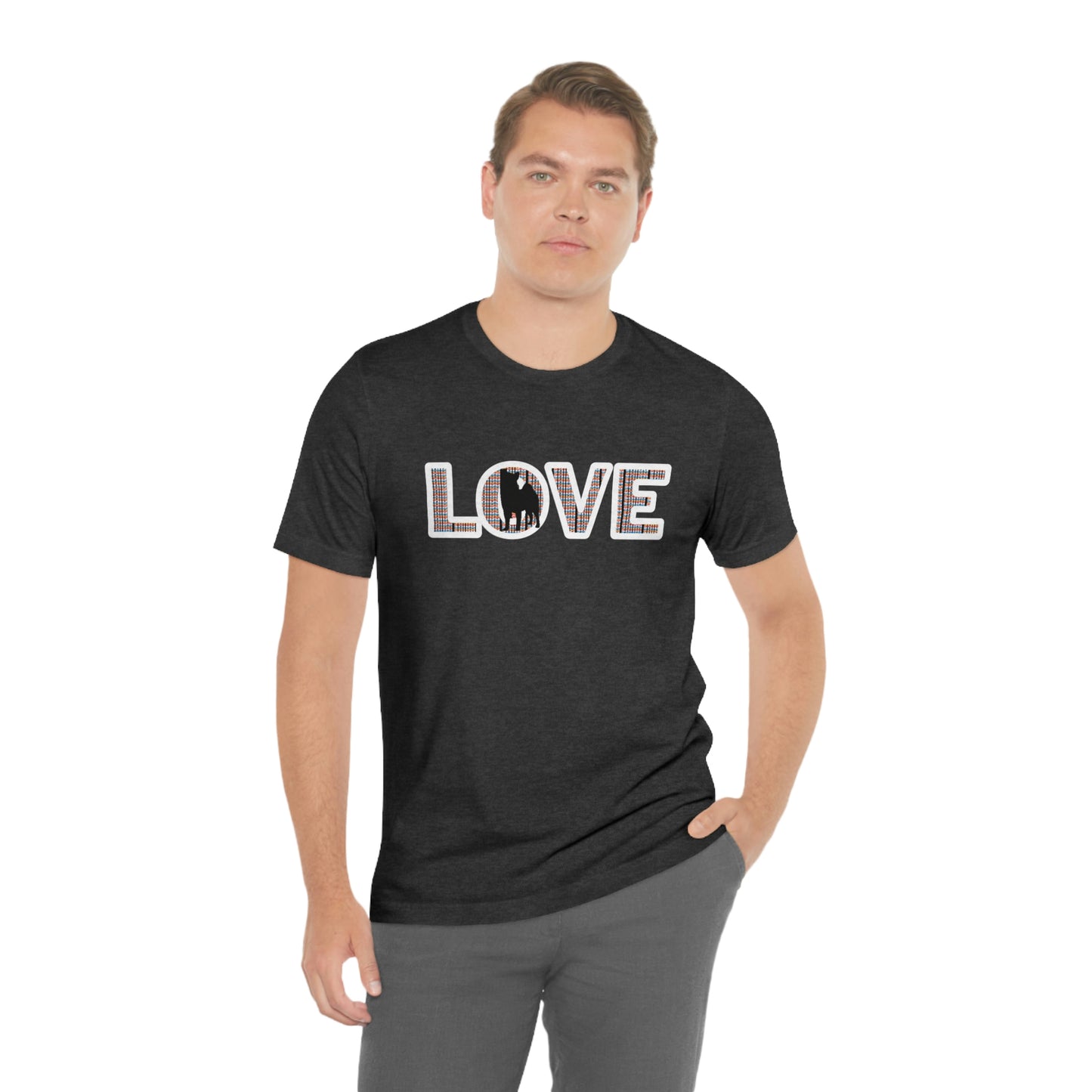 Shiba Love: Show Your Affection with Our Unique Shiba Inu Tee | LOVE Shiba Inu T-Shirt | Unique Pattern