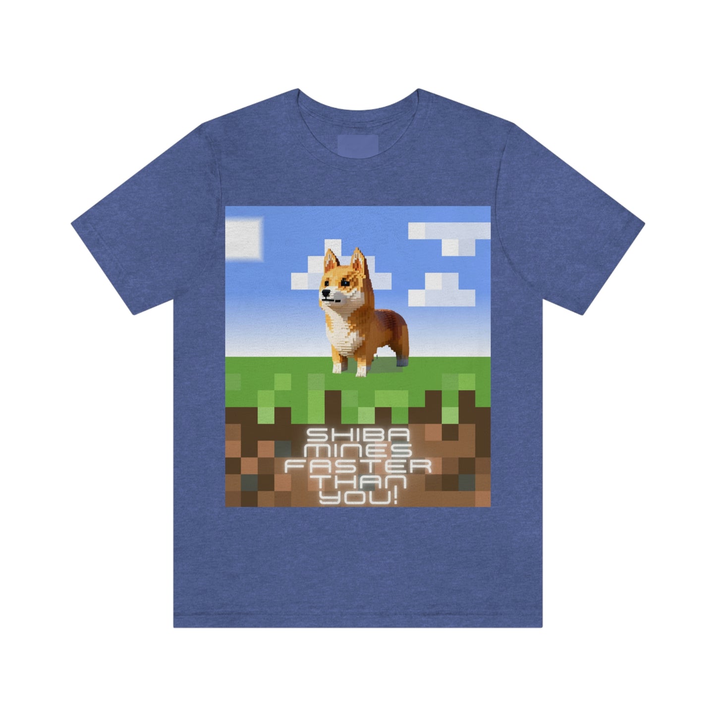 Shiba Mines Faster | Unisex Jersey Short Sleeve Tee