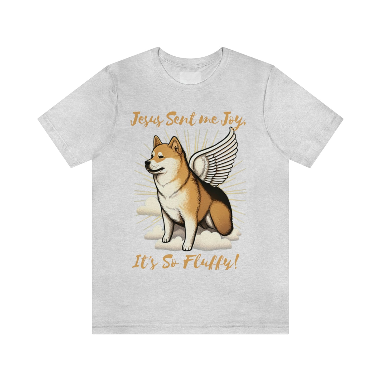 Jesus Sent me Joy | Shiba Inu | Unisex Jersey Short Sleeve Tee