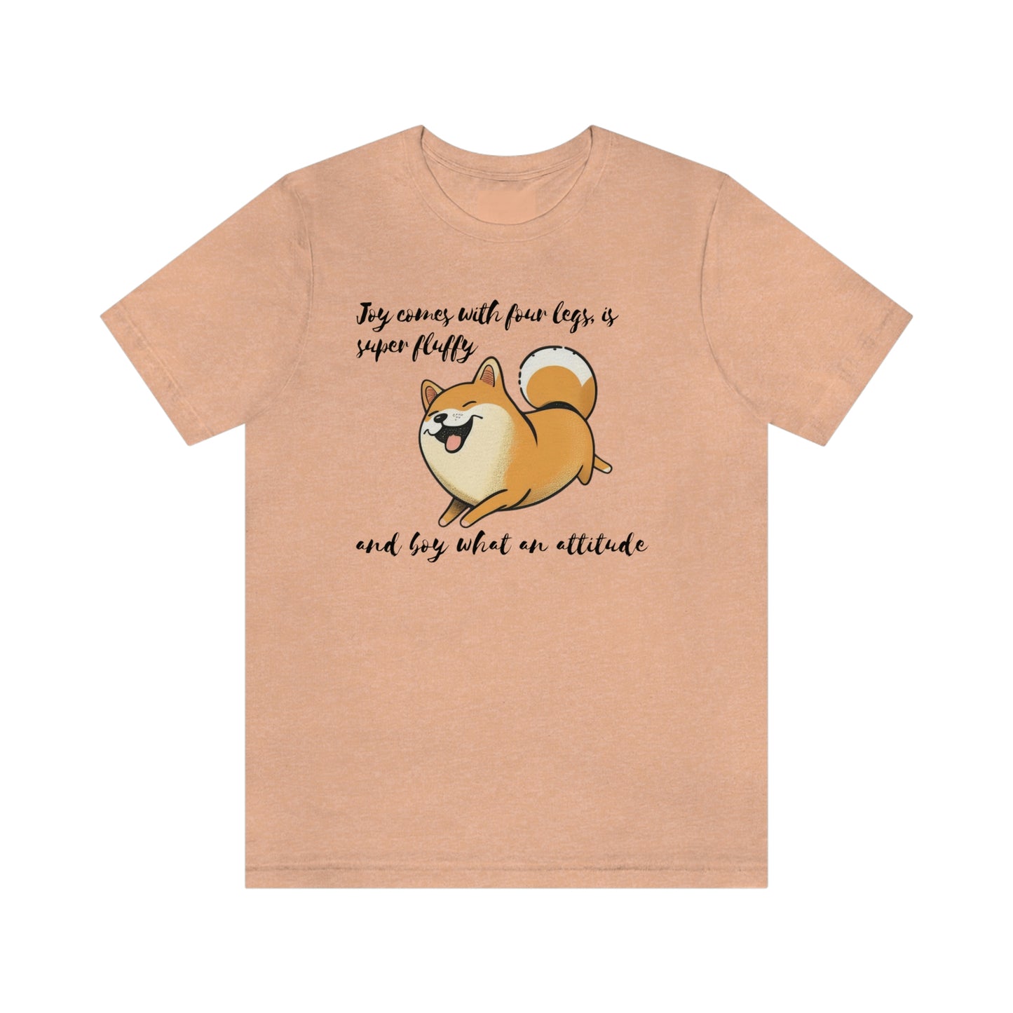 Boy, What an Attitude | Shiba Inu | Unisex Jersey Short Sleeve Tee