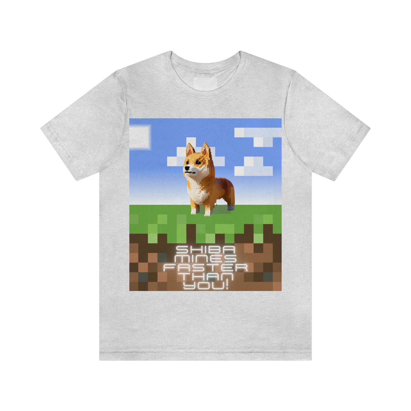 Shiba Mines Faster | Unisex Jersey Short Sleeve Tee