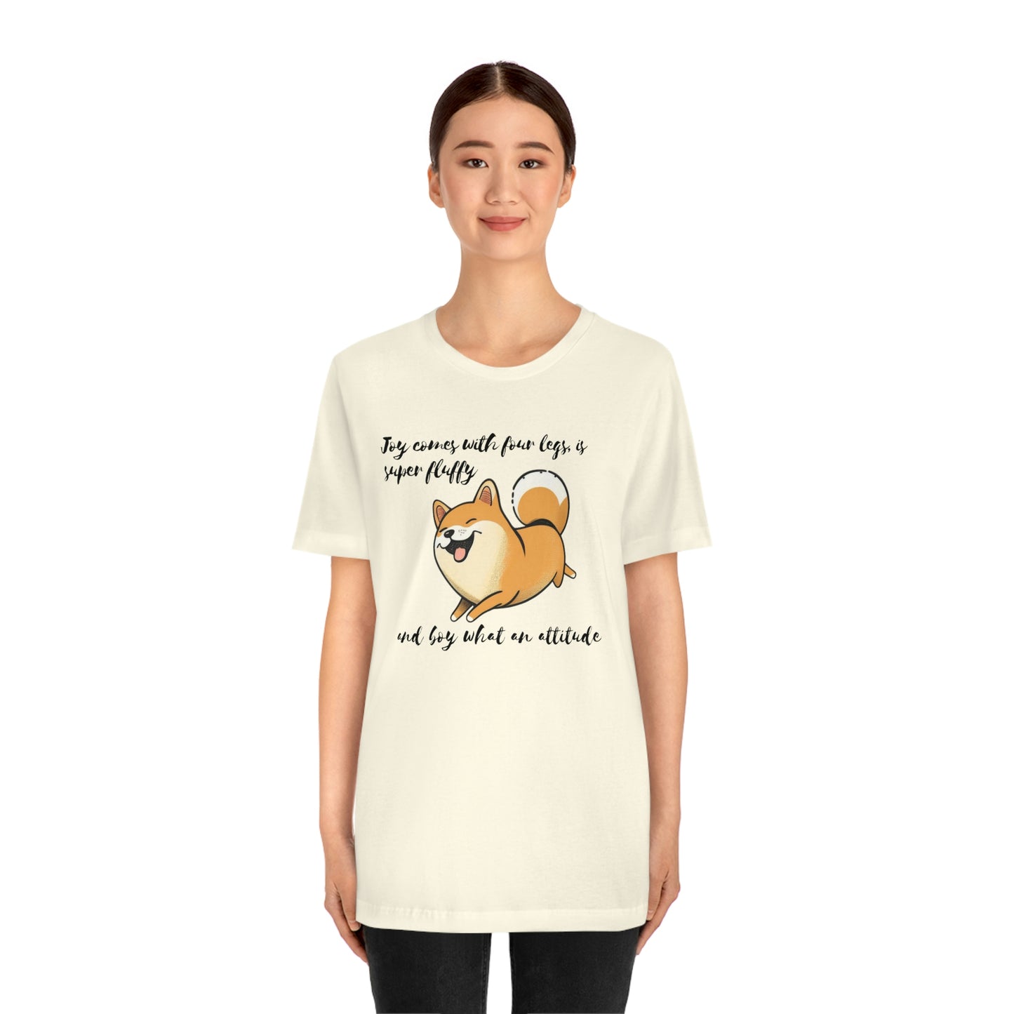 Boy, What an Attitude | Shiba Inu | Unisex Jersey Short Sleeve Tee