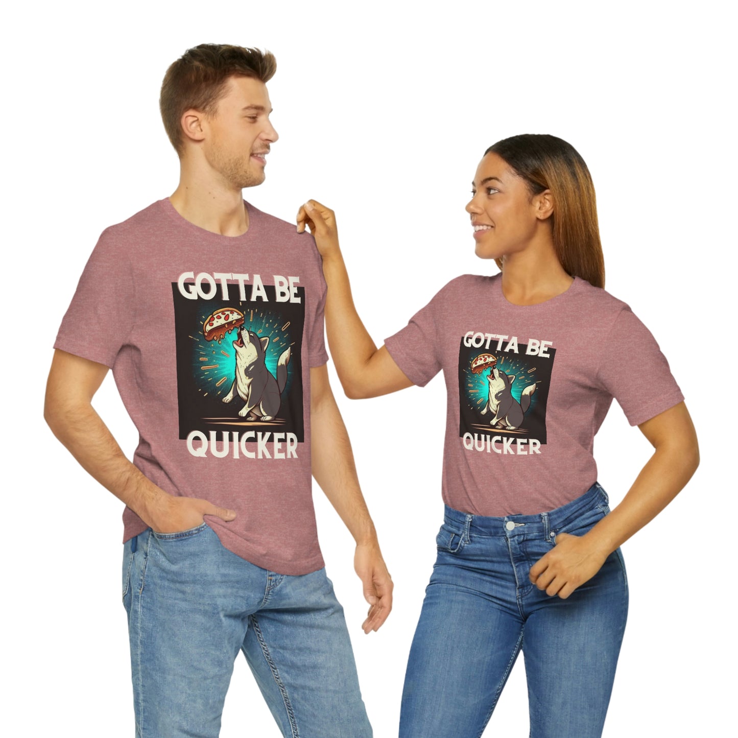 Gotta Be Quicker | Shiba Inu | Unisex Jersey Short Sleeve Tee