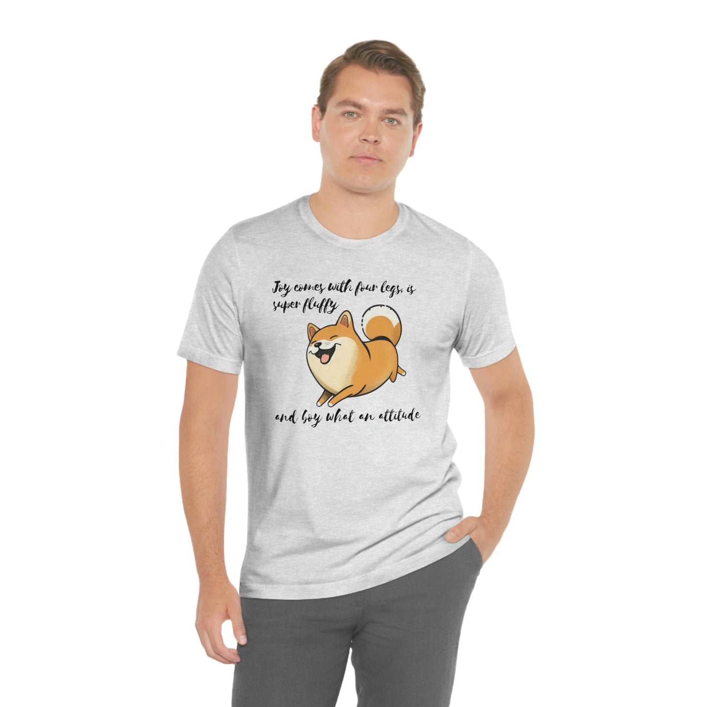 Boy, What an Attitude | Shiba Inu | Unisex Jersey Short Sleeve Tee