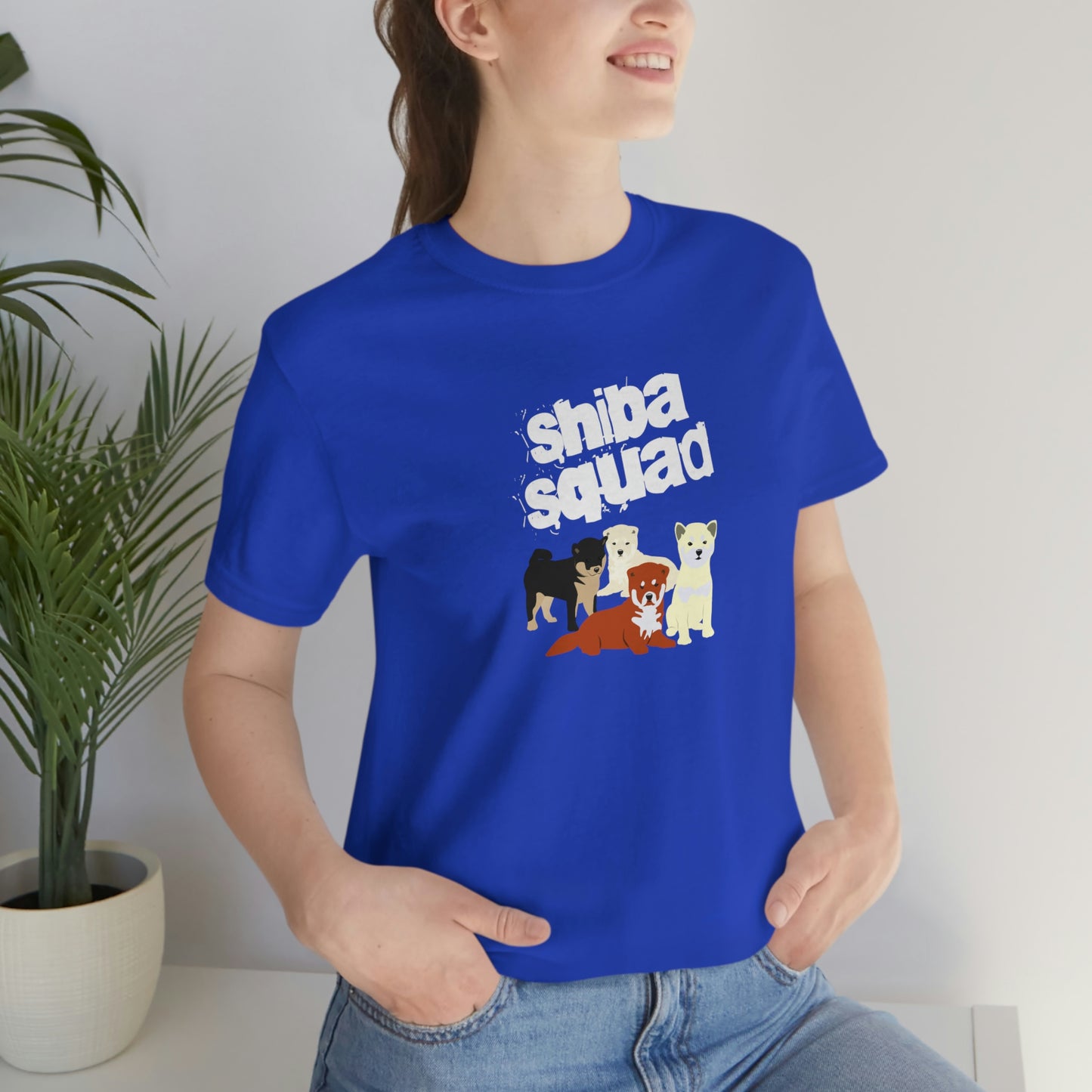 Unleash Your Inner Shiba Squad with Our Adorable T-Shirt Featuring 3 Cute Shiba Inus!