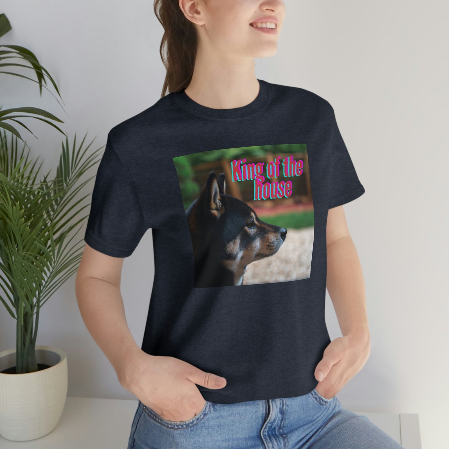 King of the House | Shiba Inu | Unisex Jersey Short Sleeve Tee