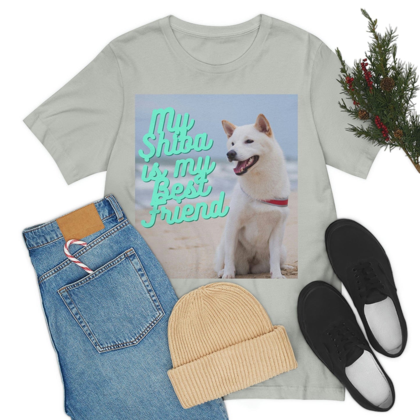 My Best Friend | Shiba Inu | Unisex Jersey Short Sleeve Tee