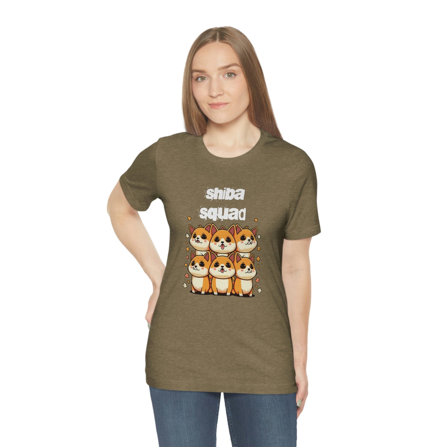 Shiba Squad Graphic Tee - Soft Cotton & Quality Print - Perfect for Shiba Inu Lovers