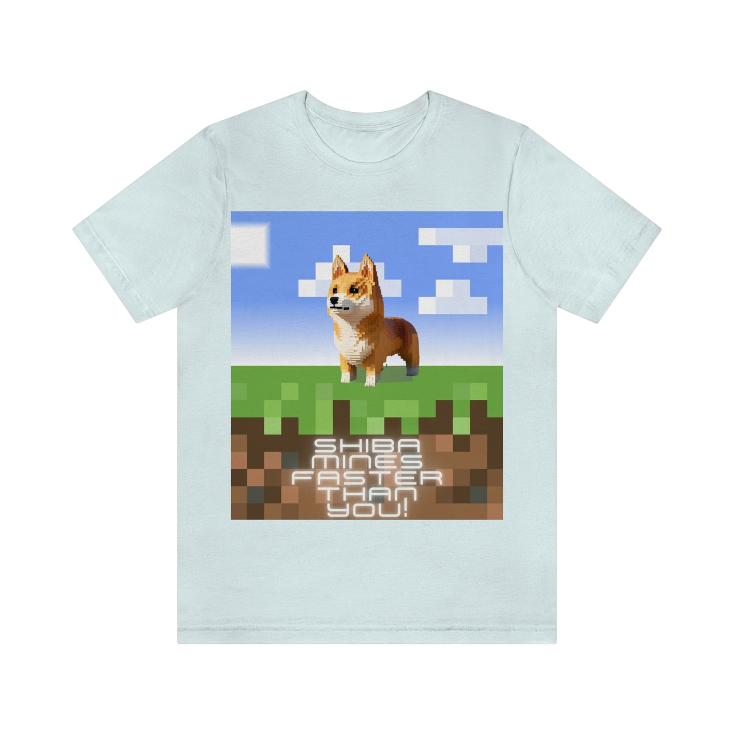 Shiba Mines Faster | Unisex Jersey Short Sleeve Tee