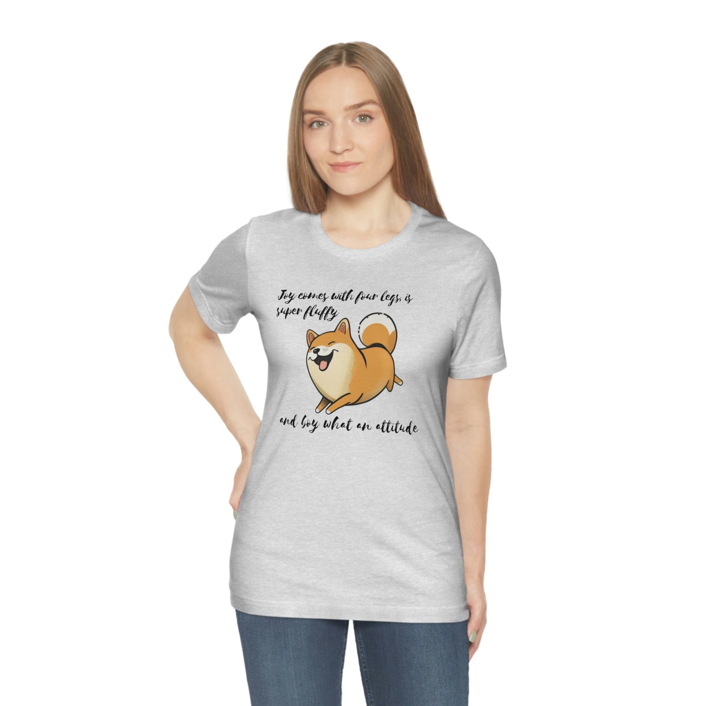 Boy, What an Attitude | Shiba Inu | Unisex Jersey Short Sleeve Tee