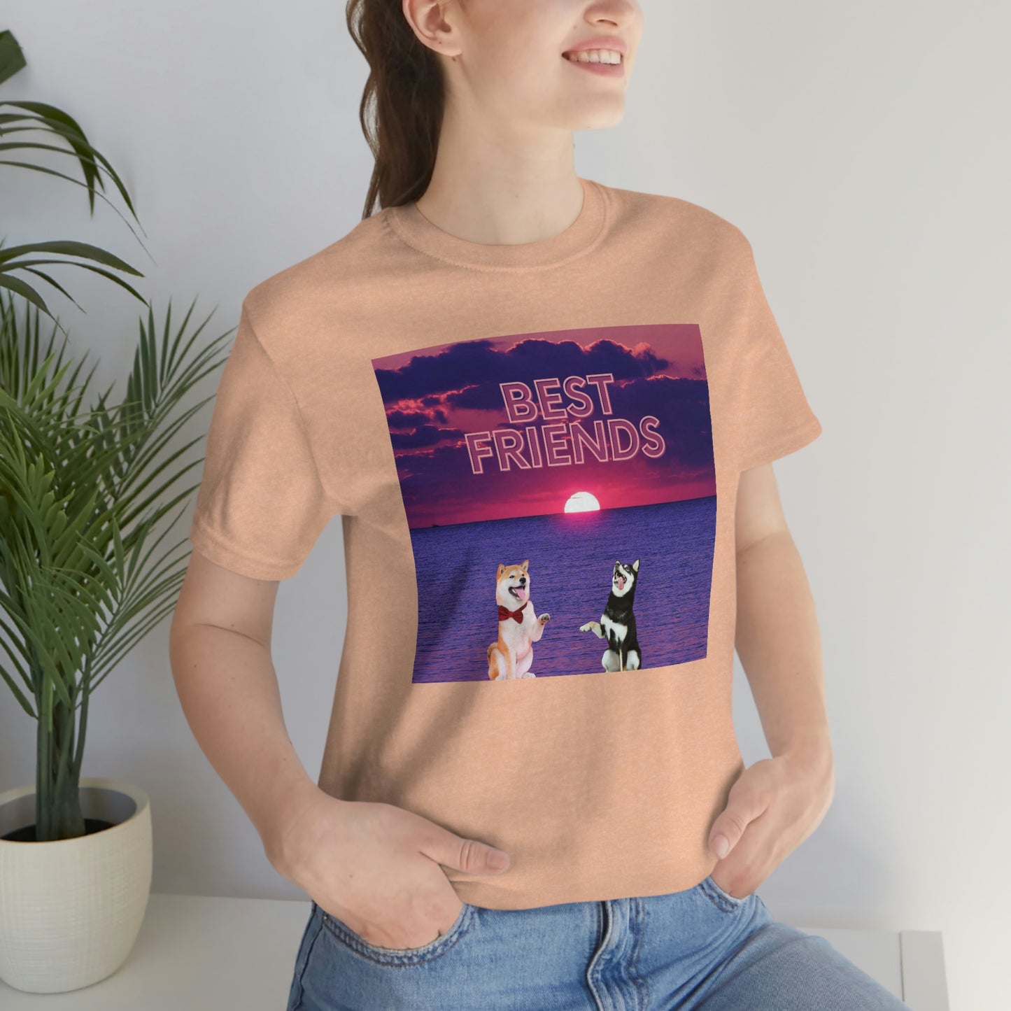 Best Friends | Shiba Inu's | Unisex Jersey Short Sleeve Tee