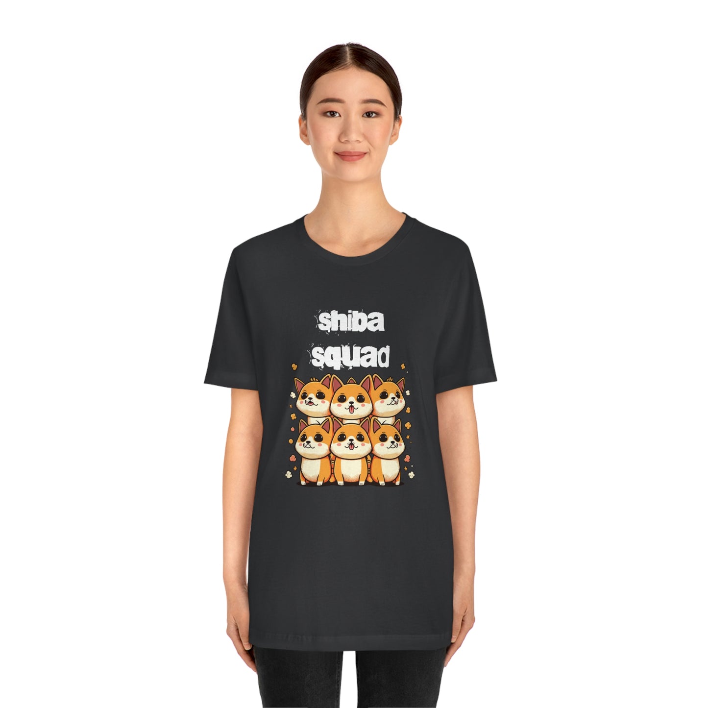 Shiba Squad Graphic Tee - Soft Cotton & Quality Print - Perfect for Shiba Inu Lovers