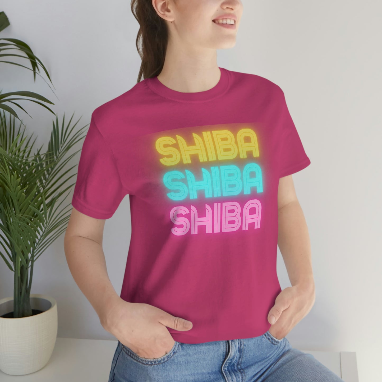 Neon Shiba | Unisex T-shirt