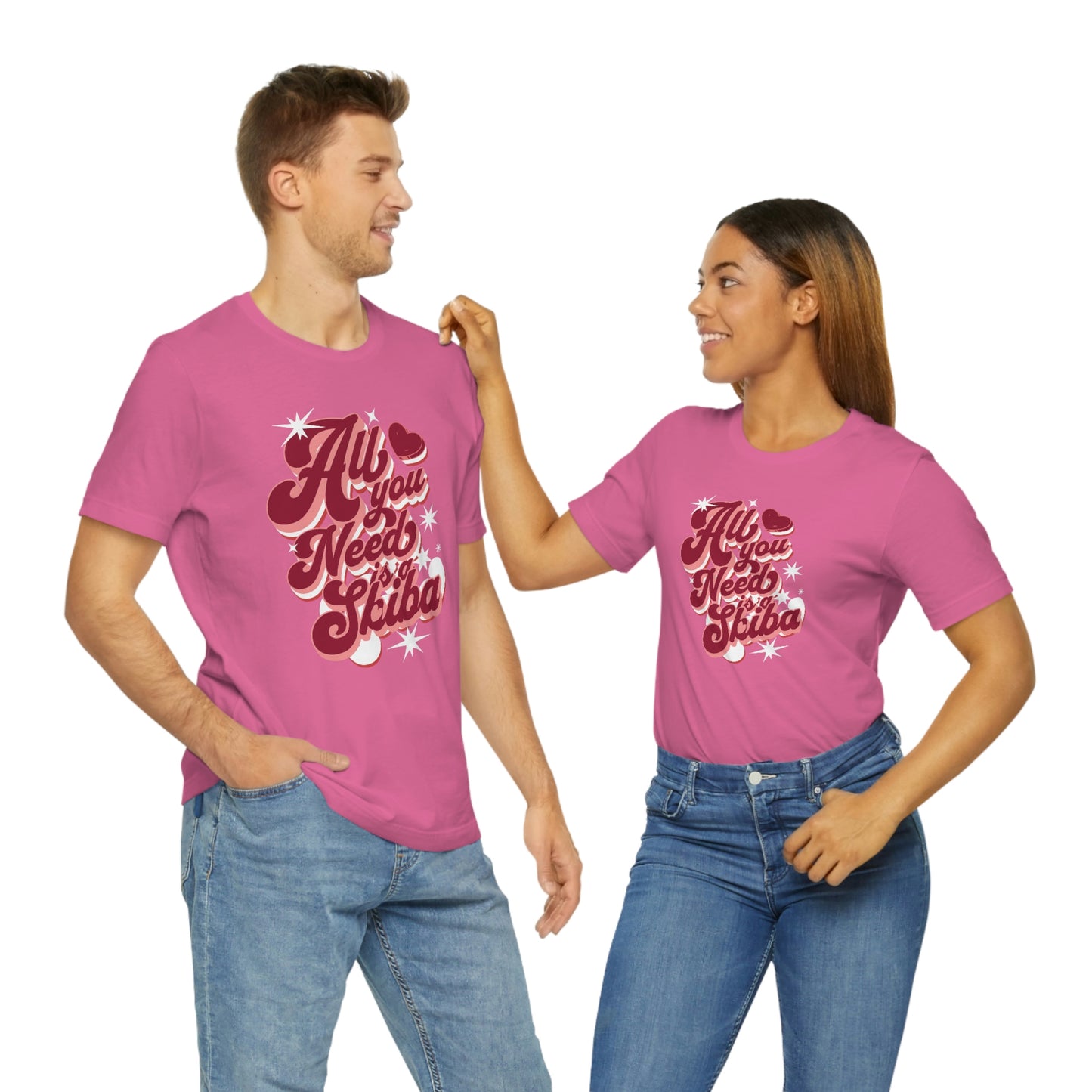 Comfy Shiba Love T-Shirt with "All You Need is a Shiba" Design - Perfect Gift for Shiba Lovers!